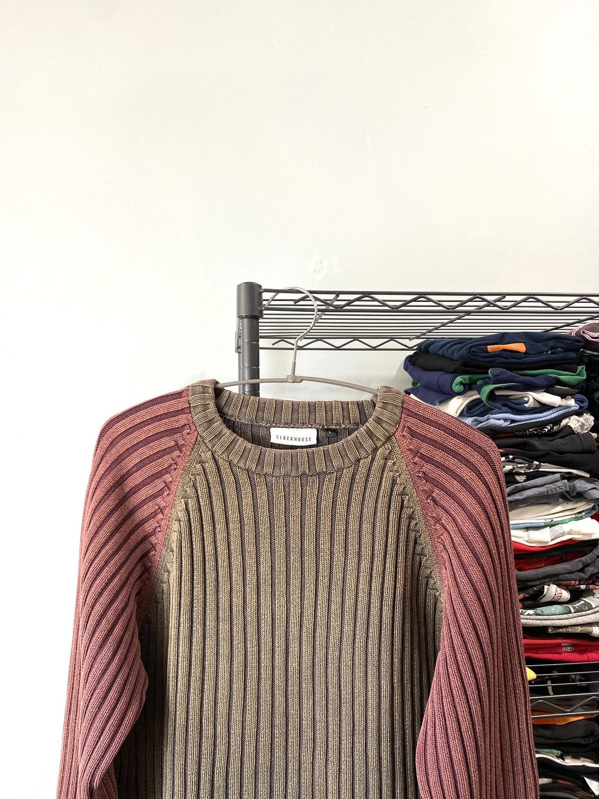 Japanese Brand Y2K Vintage Striped Diesel Style Japanese Knit Sweater Size US L / EU 52-54 / 3 - 2 Thumbnail