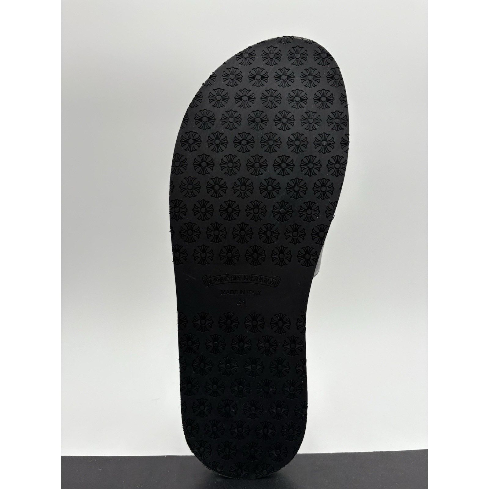 Chrome Hearts Chrome Hearts Leather Slides ' Black ' | SUPER CLEAN! Size US 8 / EU 41 - 6 Thumbnail