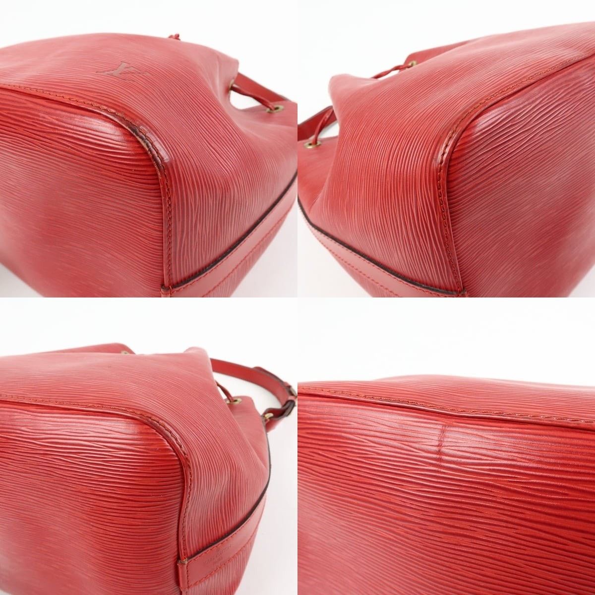 Louis Vuitton Louis Vuitton Epi Petit Noe Shoulder Bag Red Size ONE SIZE - 5 Thumbnail