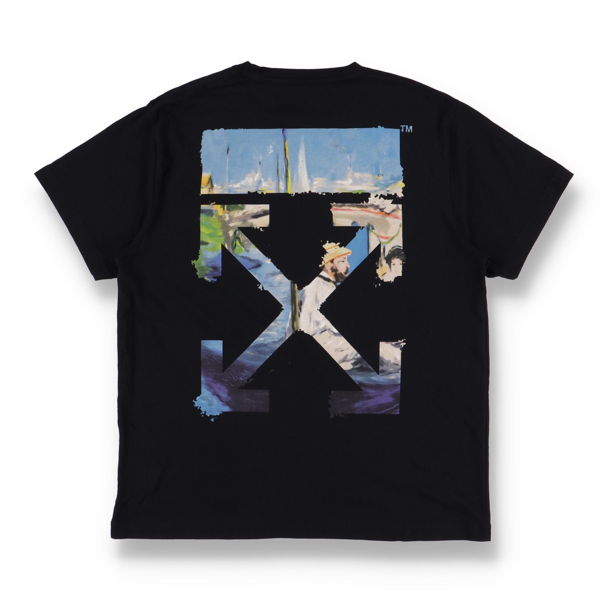 Off-White Black Painting Arrows Oversized T-Shirt Size US S / EU 44-46 / 1 - 1 Thumbnail