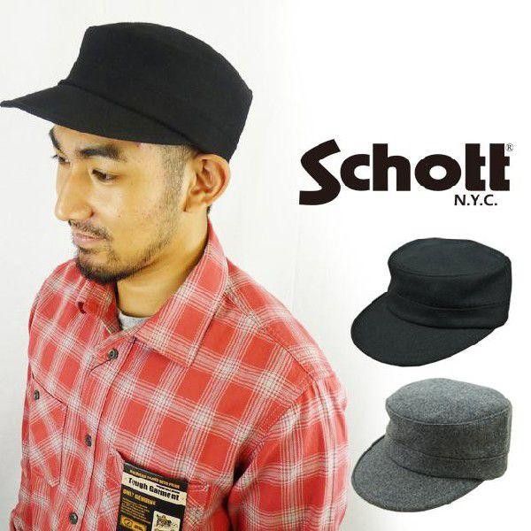 Schott SCHOTT BROS. NEW YORK WOOL FULLCAP Size ONE SIZE - 12 Thumbnail