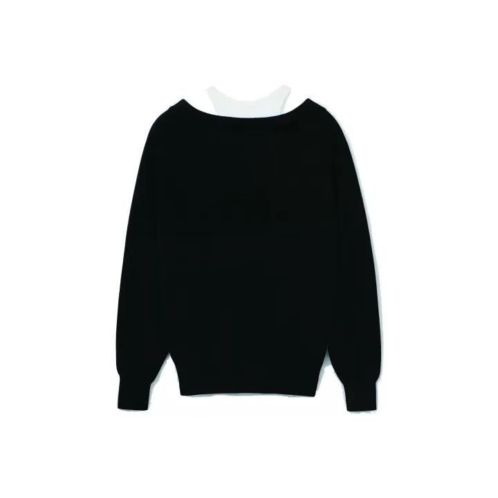 Alexander Wang Alexander Wang Classic Layered V-Neck Long Sleeve Sweater 0079 Size XS / US 0-2 / IT 36-38 - 1 Thumbnail