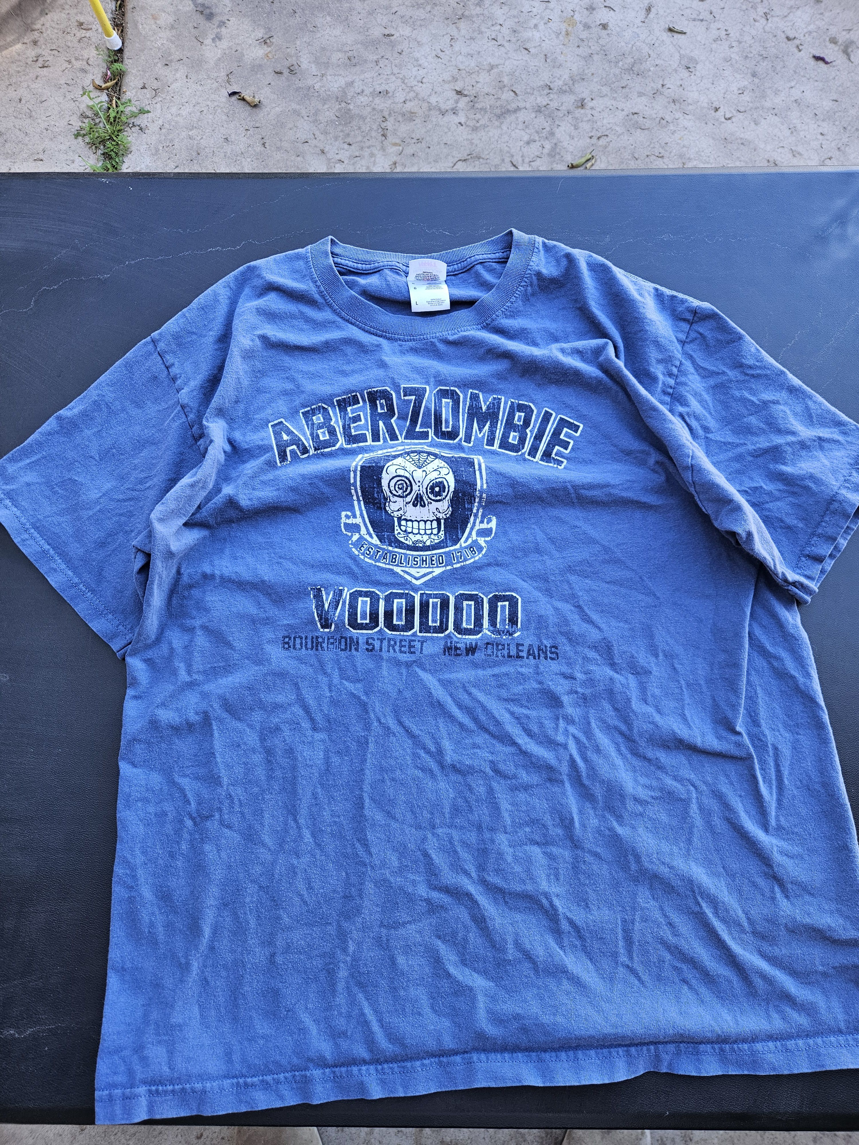 Fruit Of The Loom Aberzombie Voodoo Bourbon Street New Orleans Vintage Tee Size US L / EU 52-54 / 3 - 1 Thumbnail