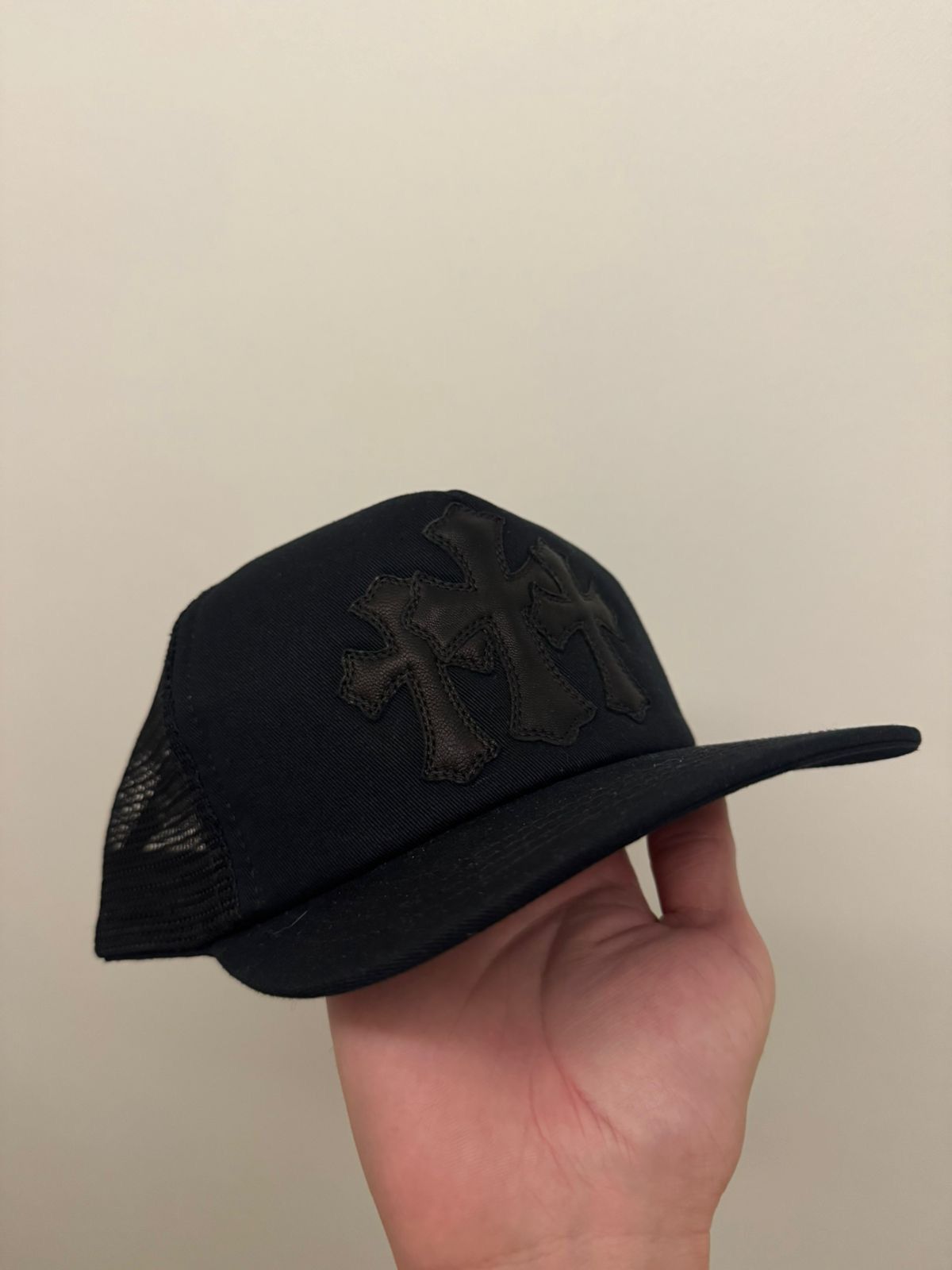Chrome Hearts Chrome hearts triple cross cemetery trucker cap Size ONE SIZE - 1 Thumbnail