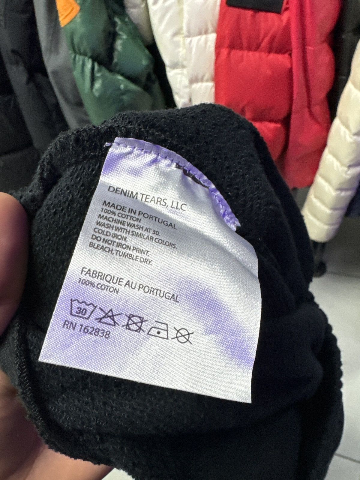 DENIM TEARS Denim tears black sweatpants Size US 32 / EU 48 - 3 Thumbnail