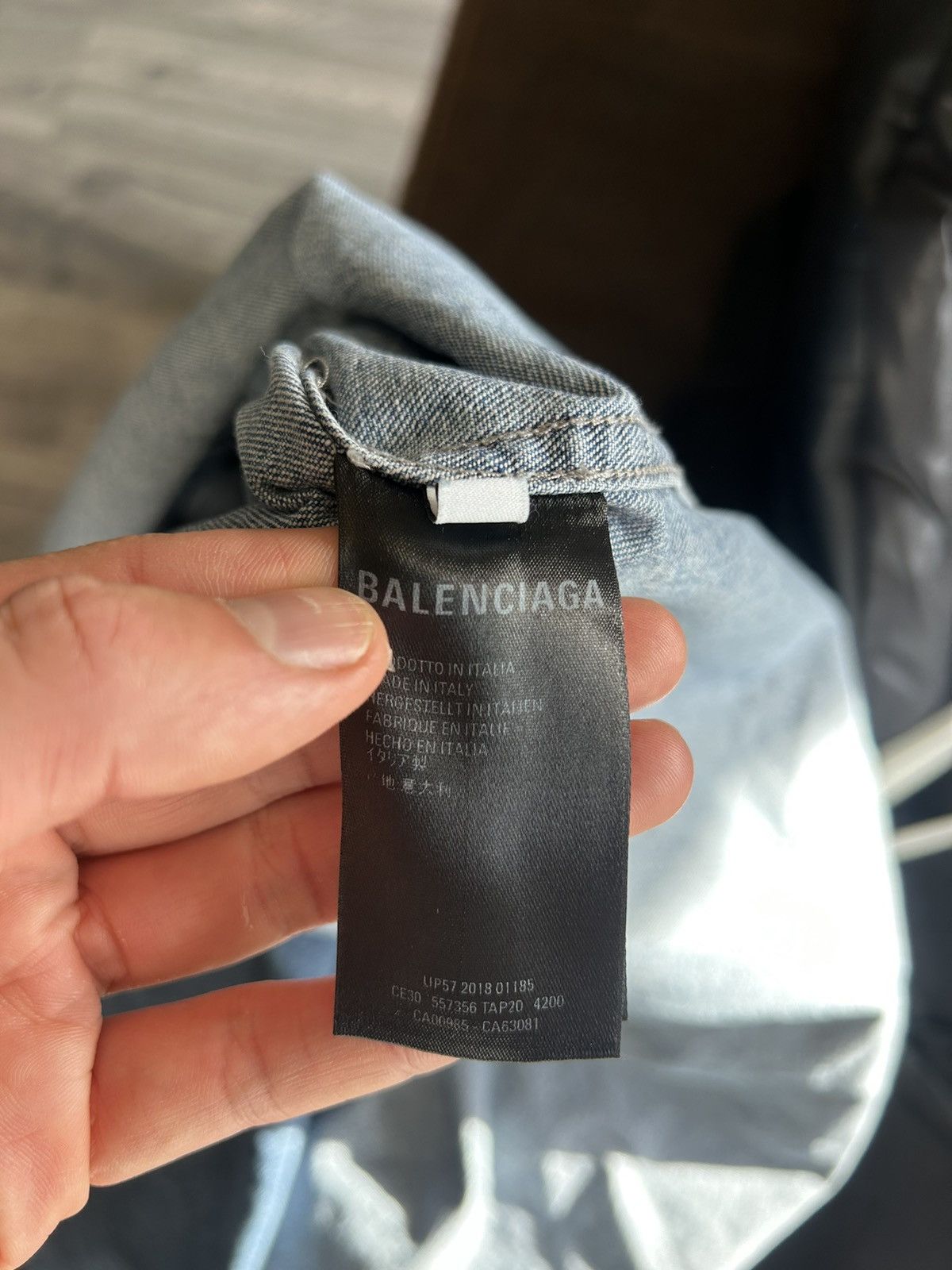 Balenciaga Layered Denim and Flannel Shirt w/ Removable Denim Vest Size US M / EU 48-50 / 2 - 18 Thumbnail