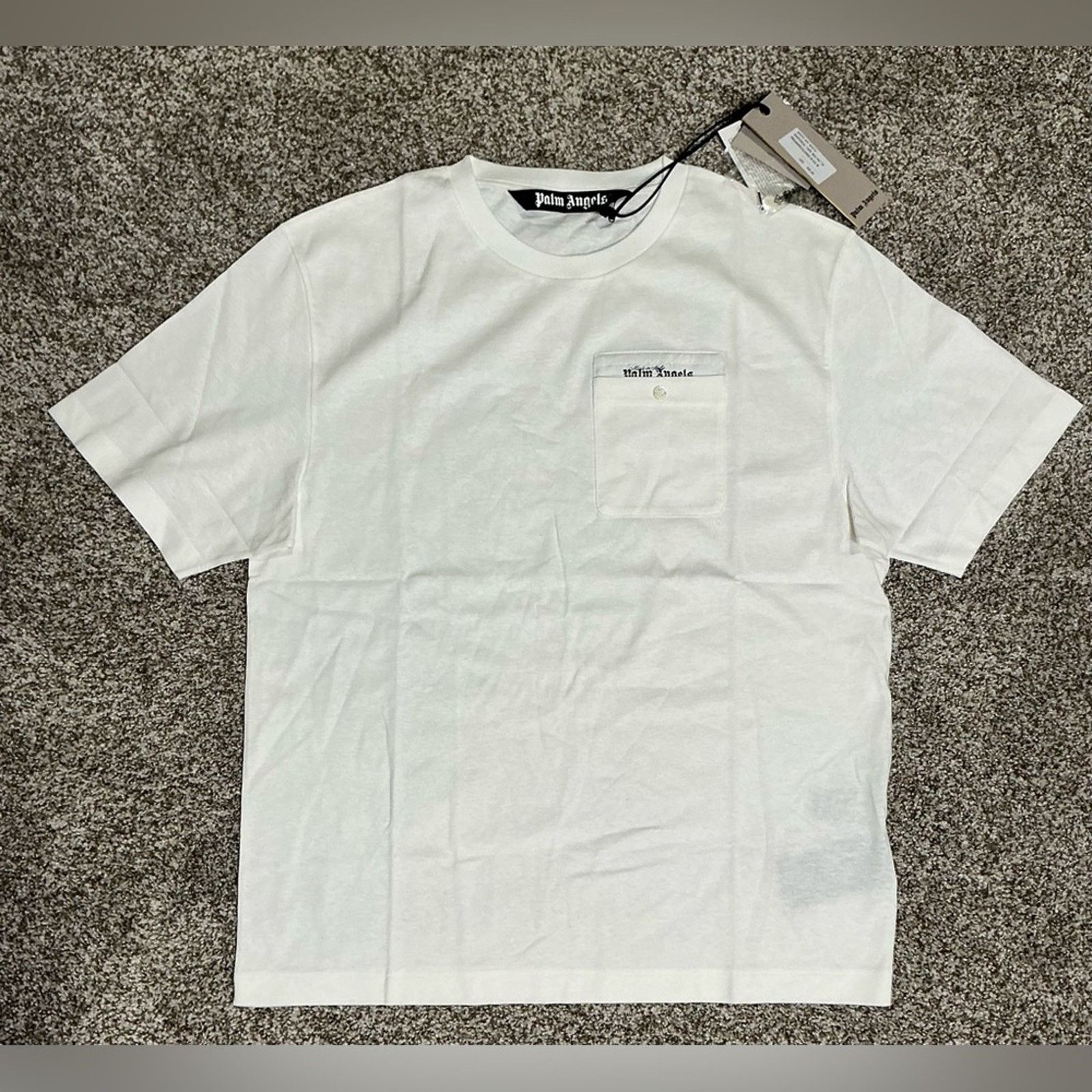Palm Angels Palm Angels White Sartorial Tape T Shirt Tee Med New Size US M / EU 48-50 / 2 - 2 Thumbnail