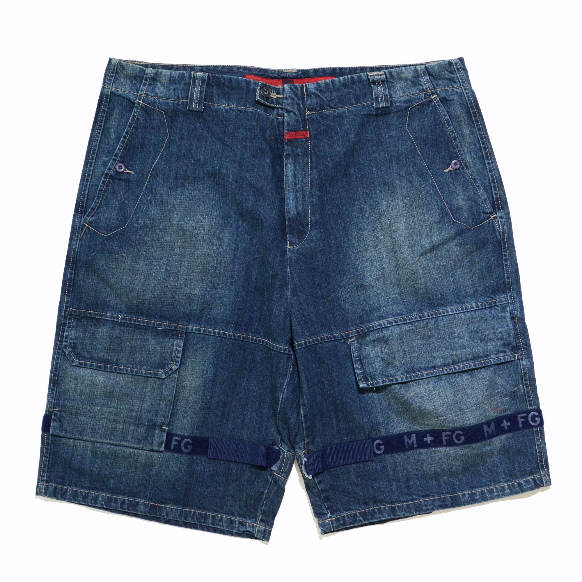 Marithe + Francois Girbaud M+FG W44 Cargo Jorts Y2K Hip Hop 2006 Craft Size US 44 / EU 60 - 1 Thumbnail