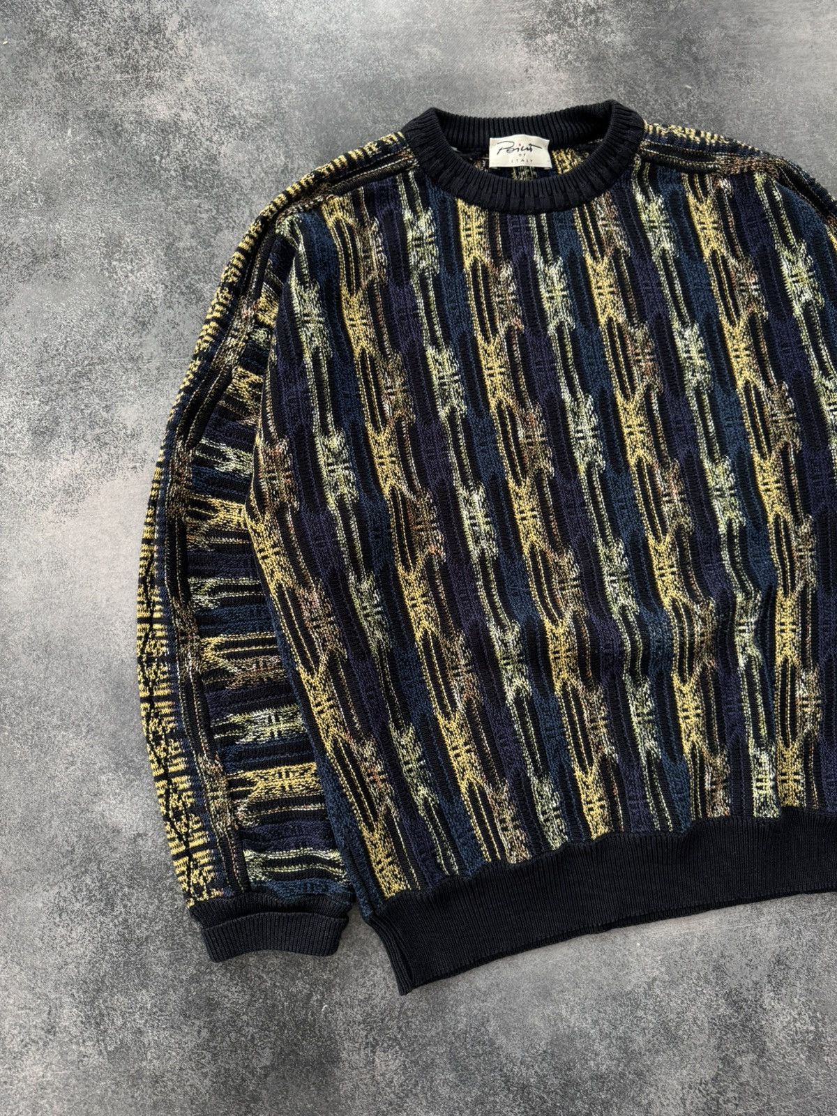 Coogi Coogi Style Vintage Point Of Italy Knitted Sweater Size US XL / EU 56 / 4 - 2 Thumbnail