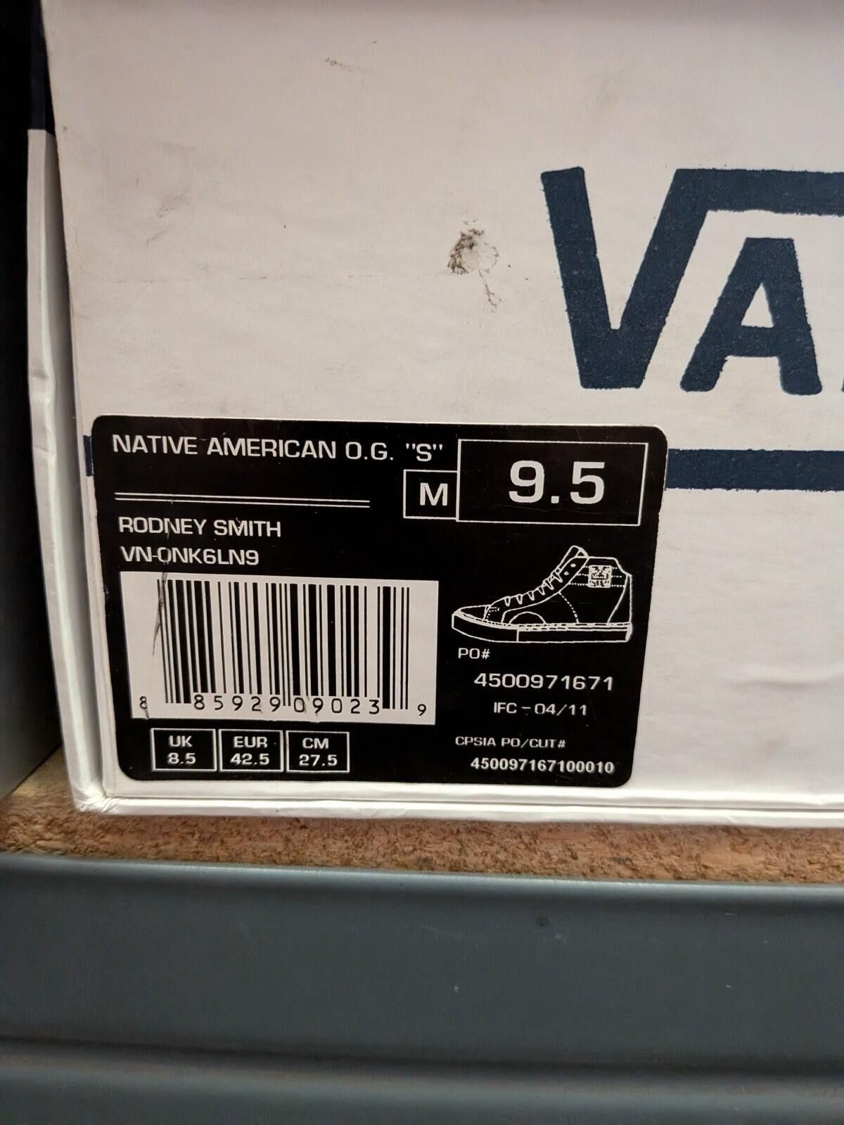 Vans Vans Native American OG S Syndicate Rodney Smith US9.5 Size US 9.5 / EU 42-43 - 7 Thumbnail
