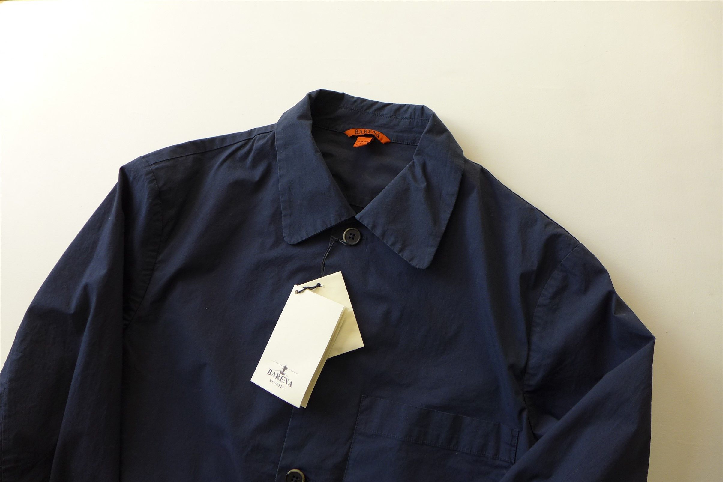 Barena Barena Cedrone Overshirt - Navy Cotton - Size 48 Size US M / EU 48-50 / 2 - 5 Thumbnail