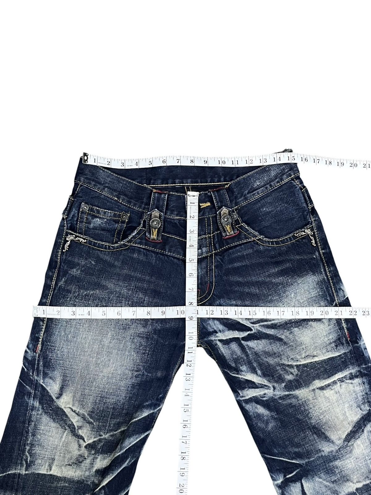 Army Of Me FYE🔥VINTAGE Army Of No! Double Waist Jeans Tornado Mart Era Size US 30 / EU 46 - 12 Thumbnail