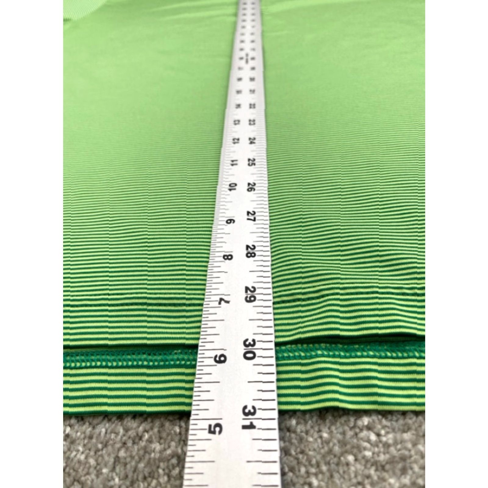 Adidas Adidas Climacool Short Sleeve Polo Shirt Mens Large Green Striped 5849 Size US L / EU 52-54 / 3 - 6 Thumbnail