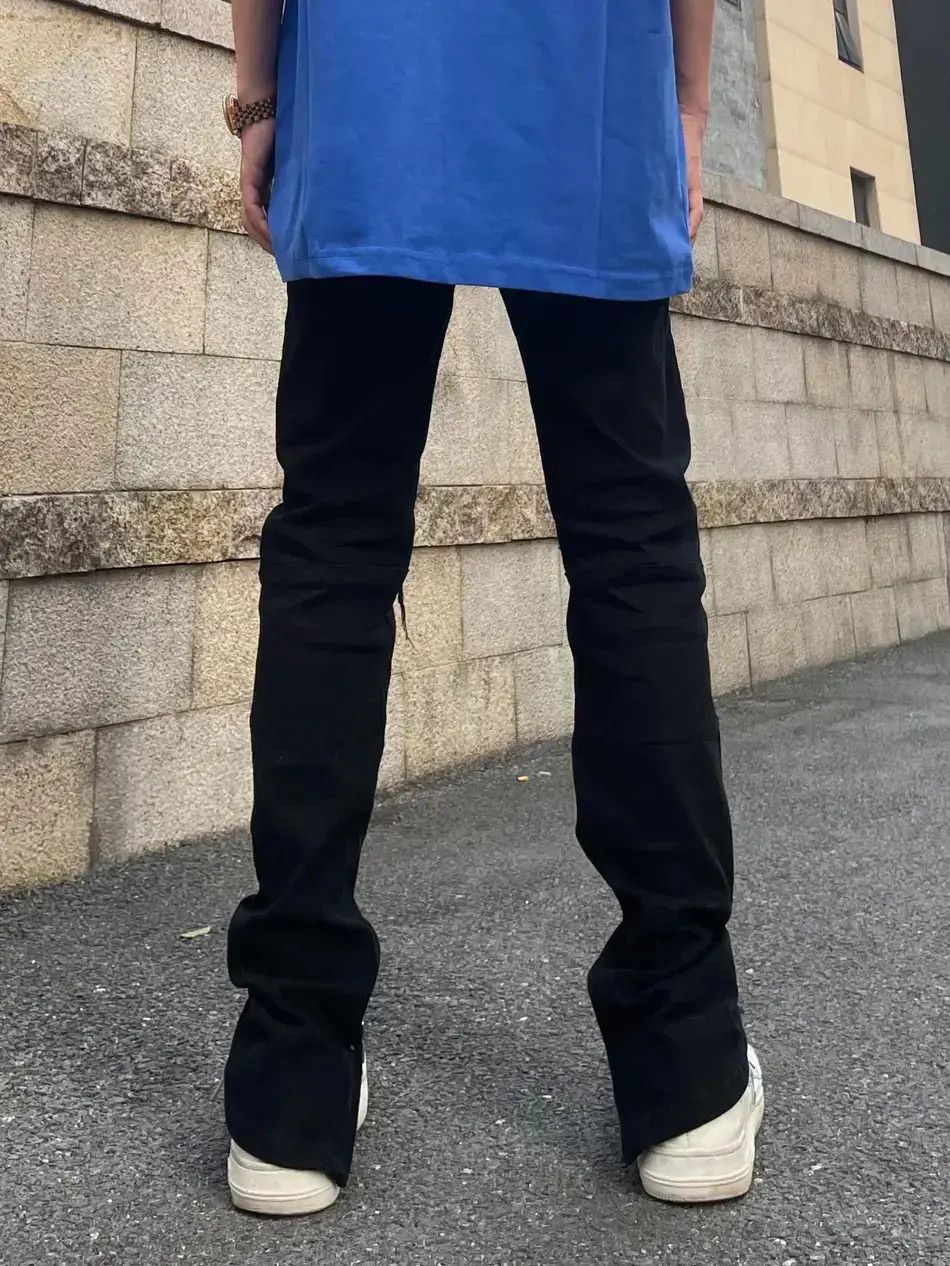Japanese Brand × Jean Zipper elastic slim fit distressed jeans Size US 30 / EU 46 - 2 Thumbnail