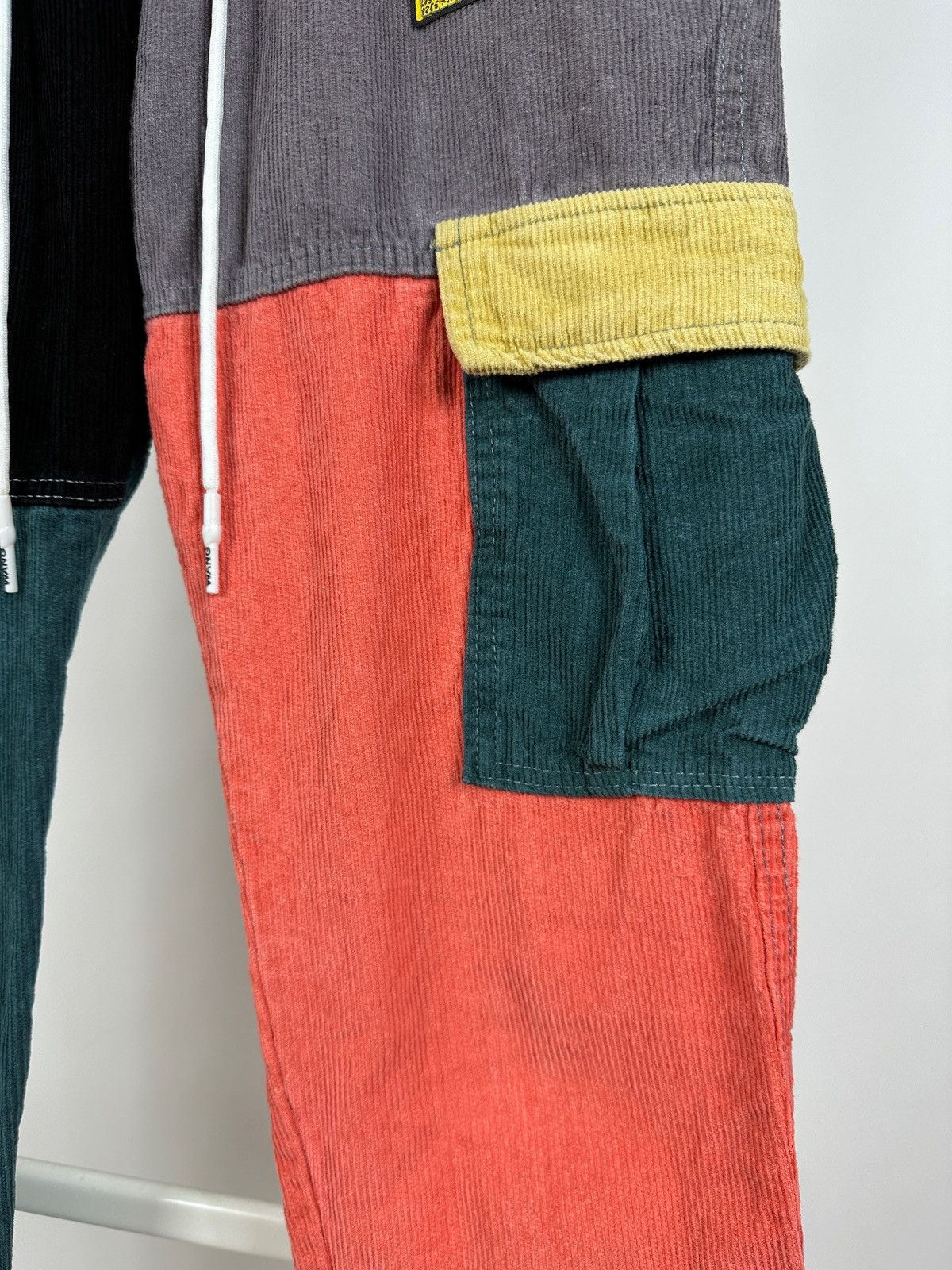 Japanese Brand Stussy x Coursemys Corduroy Patchwork Cargo Pants Size US 30 / EU 46 - 8 Thumbnail