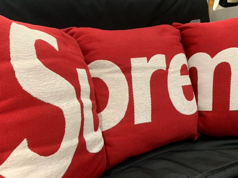 Supreme Supreme Red throw pillow 2501-Nextarrow Size ONE SIZE - 7 Thumbnail