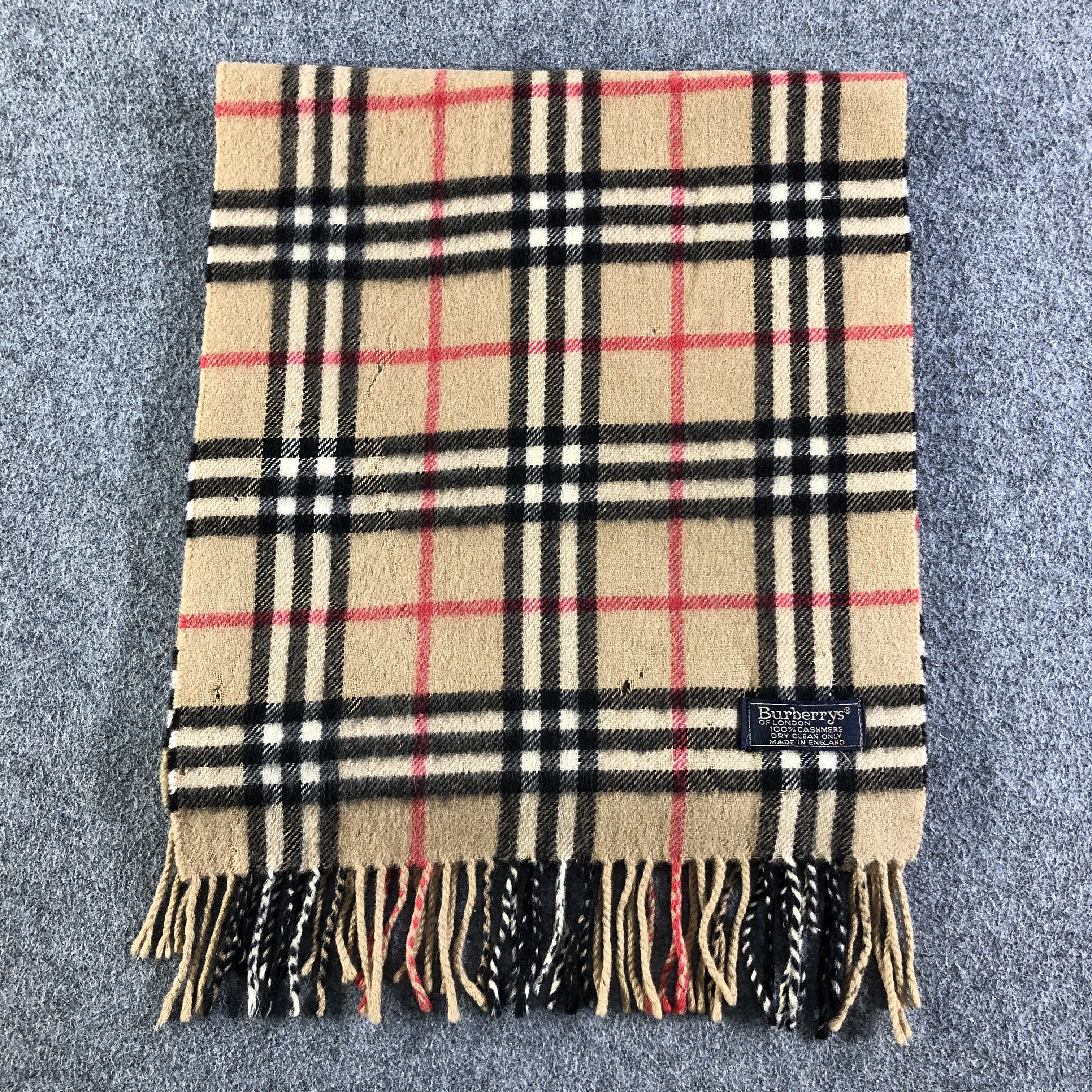 Burberry Burberrys Cashmere Scarf / Muffler / Neckwear Size ONE SIZE - 9 Thumbnail