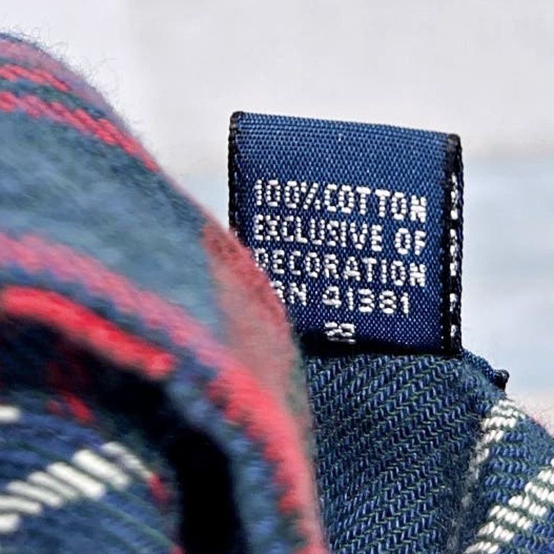 Ralph Lauren Ralph Lauren Vintage 90s Flannel Shirt Red Blue Plaid XL Size US XL / EU 56 / 4 - 6 Thumbnail