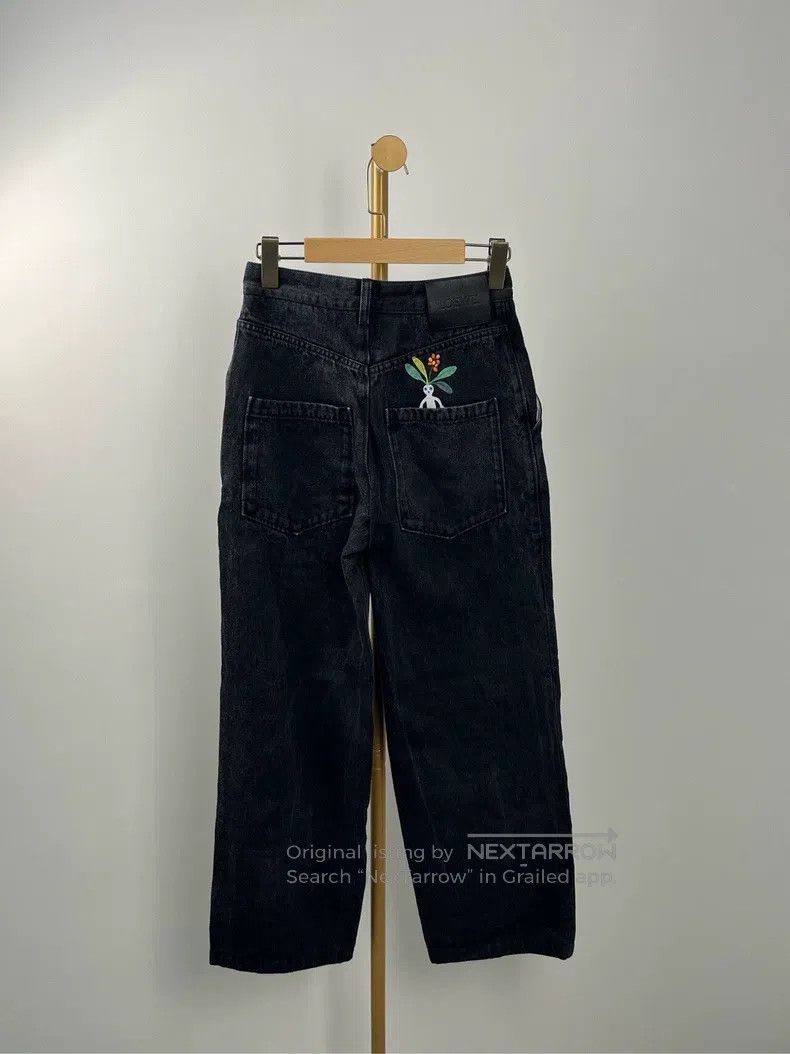 Other Loewe Black Patchwork Letter Logo Denim Long Pants Size 42" / US 20 - 2 Thumbnail