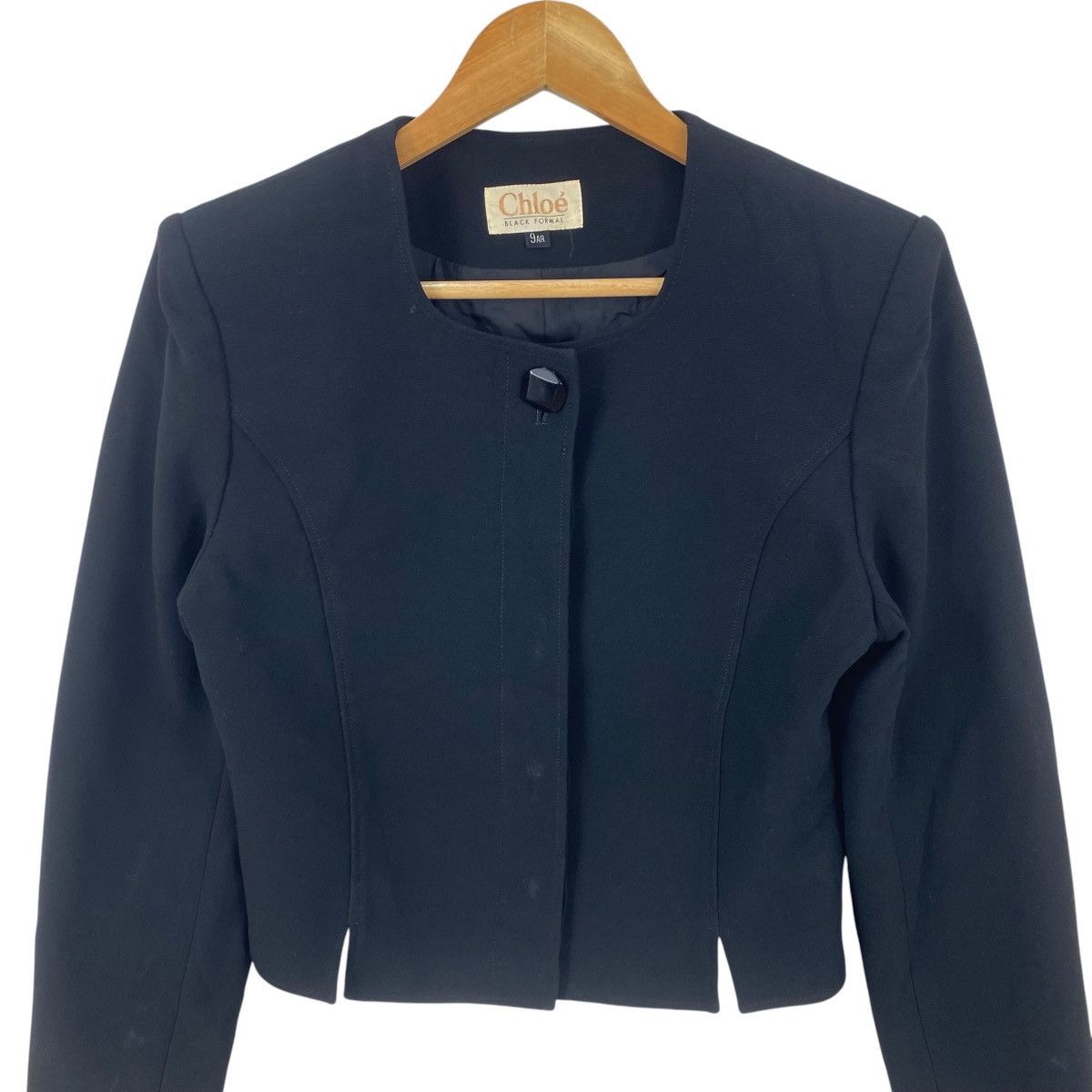 Chloe Vintage CHLOE FORMAL Cropped Blazer Jacket Minimalist Size S / US 4 / IT 40 - 6 Thumbnail