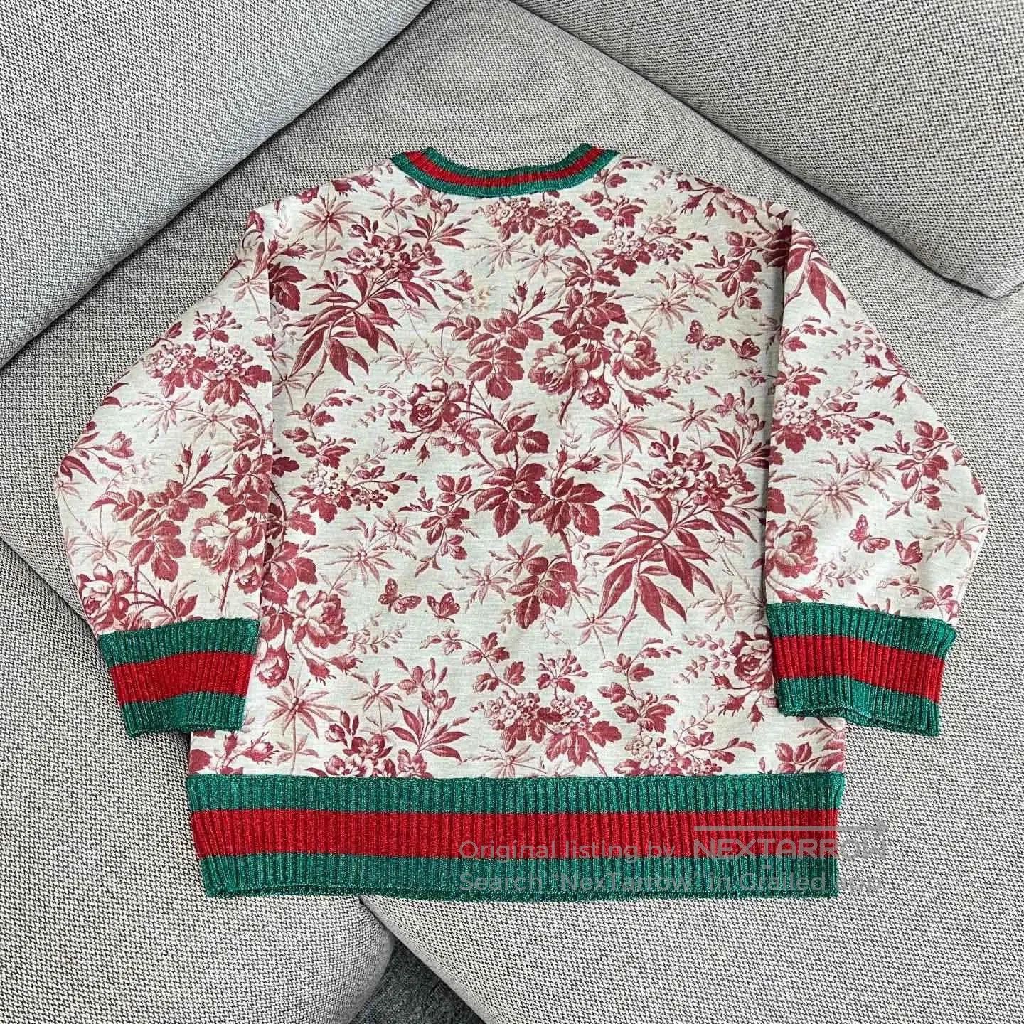 Gucci gucci floral pattern sweatshirt size M. Size M / US 6-8 / IT 42-44 - 2 Thumbnail