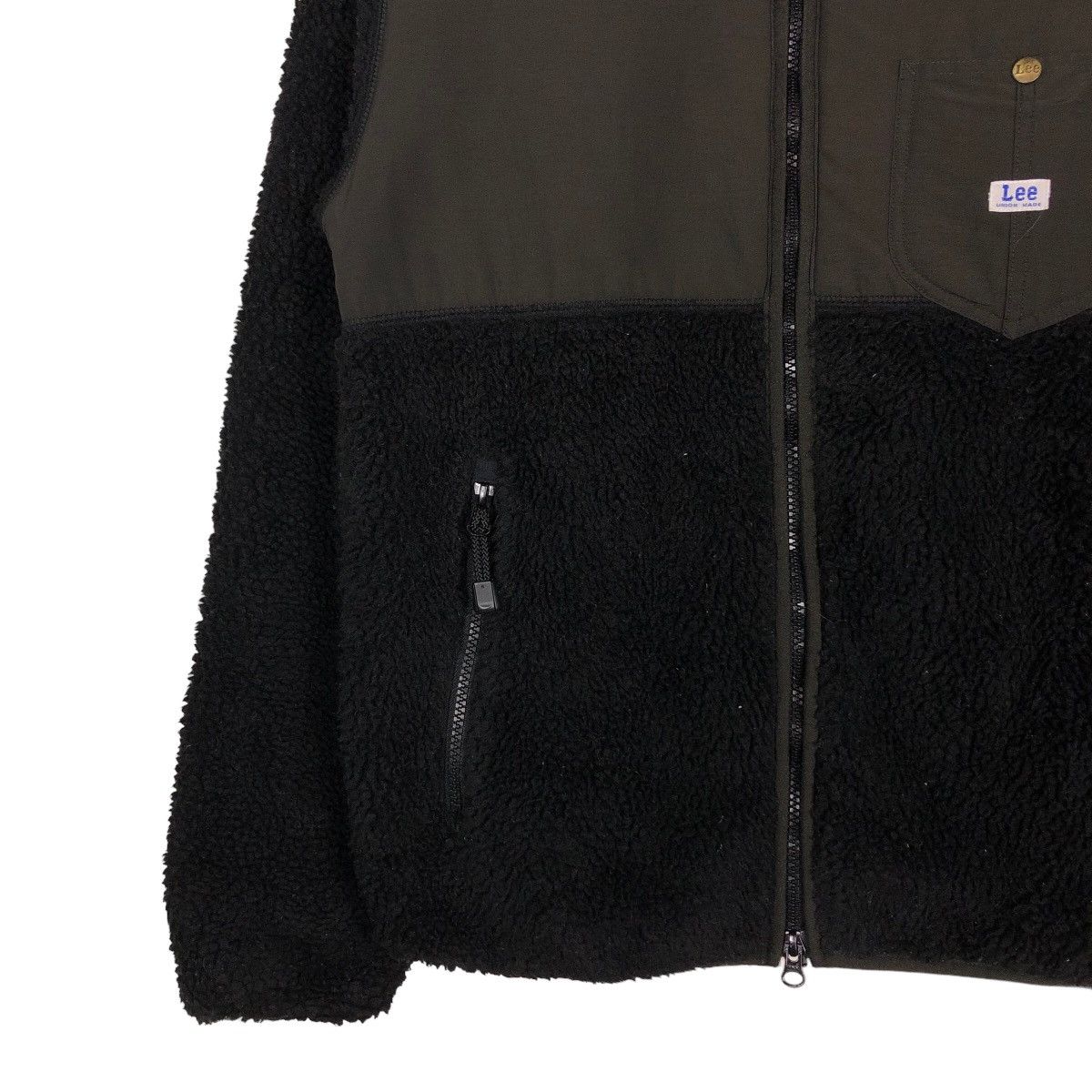 Japanese Brand 🔥Vintage Zipper Jacket Lee Union Made Fleece Sherpa Size US S / EU 44-46 / 1 - 4 Thumbnail
