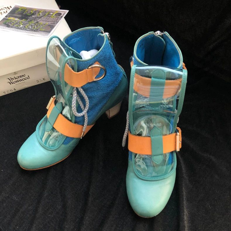 Vivienne Westwood Vivienne Westwood Rare laced ankle boots with high heels Size US 4.5 / IT 34.5 - 2 Thumbnail