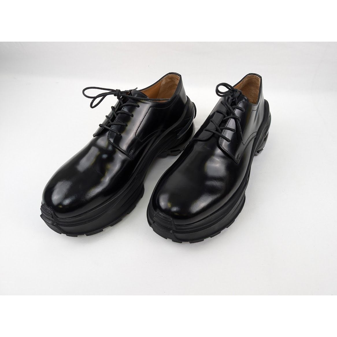 Maison Margiela o1rshd1 Chunky Sole Lace-up Shoes in Black Size US 11 / EU 44 - 8 Thumbnail