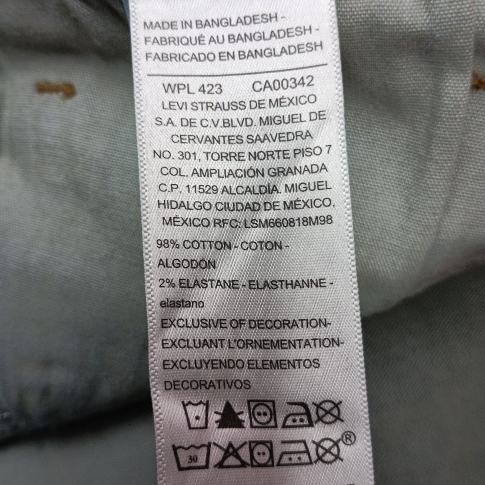 Levi's Signature Levi Straight Jeans Men's 31x30 Blue Ultimate Flex Size US 31 - 6 Thumbnail