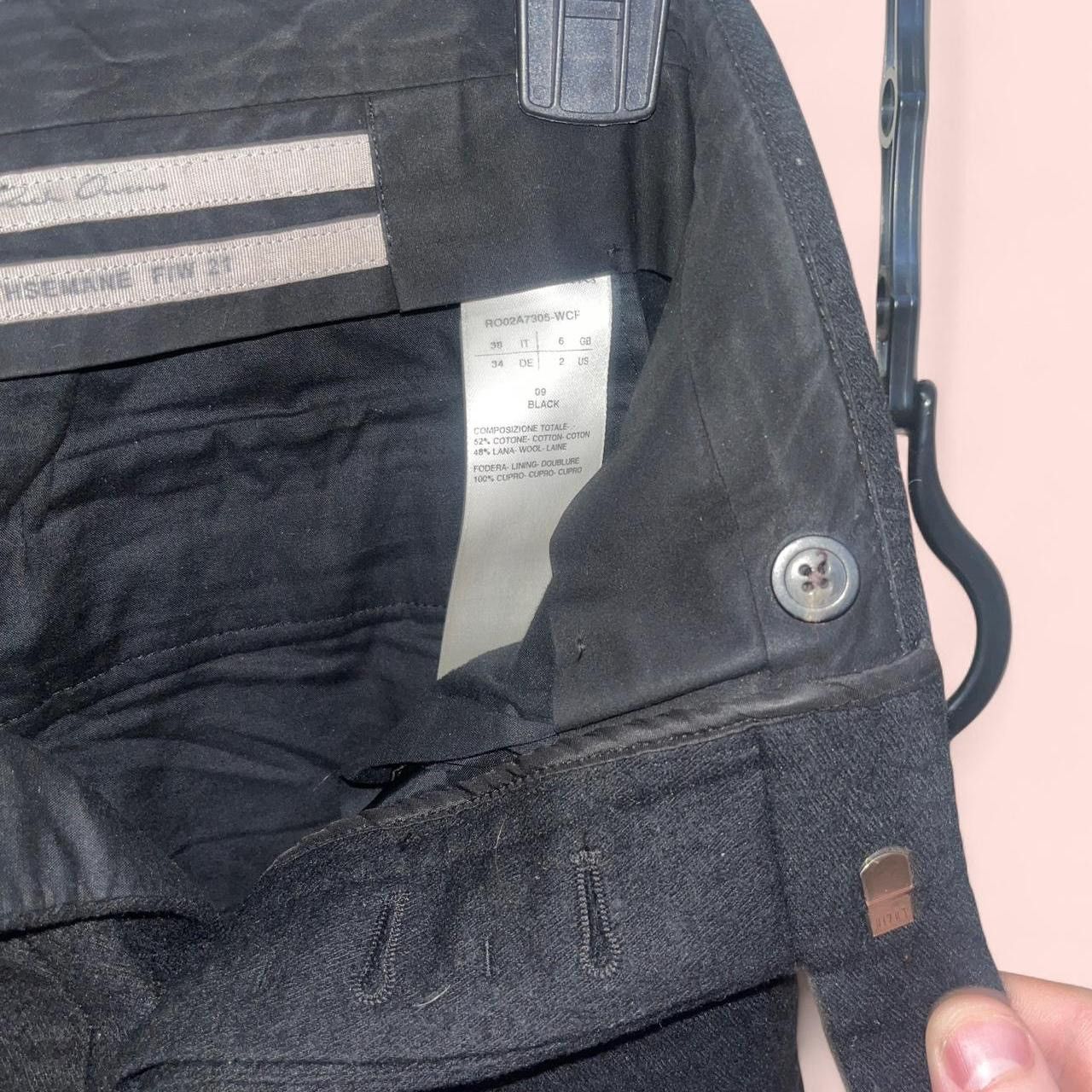 Rick Owens Cropped trousers Size 25" / US 0 / IT 36 - 2 Thumbnail