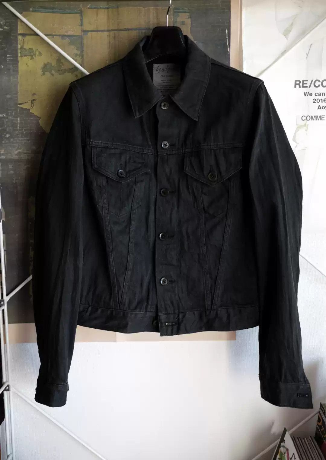 Yohji Yamamoto Yohji Yamamoto Pour Homme Slogan JKT-2505 Size US M / EU 48-50 / 2 - 2 Thumbnail
