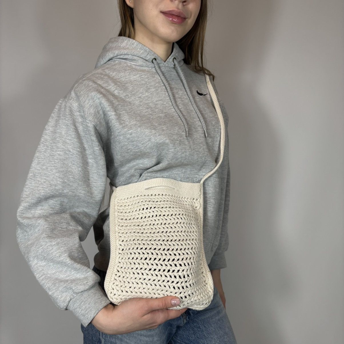 Japanese Brand Vintage 90s Japanese Knit Shouder Crossbody Retro Bag Size ONE SIZE - 3 Thumbnail