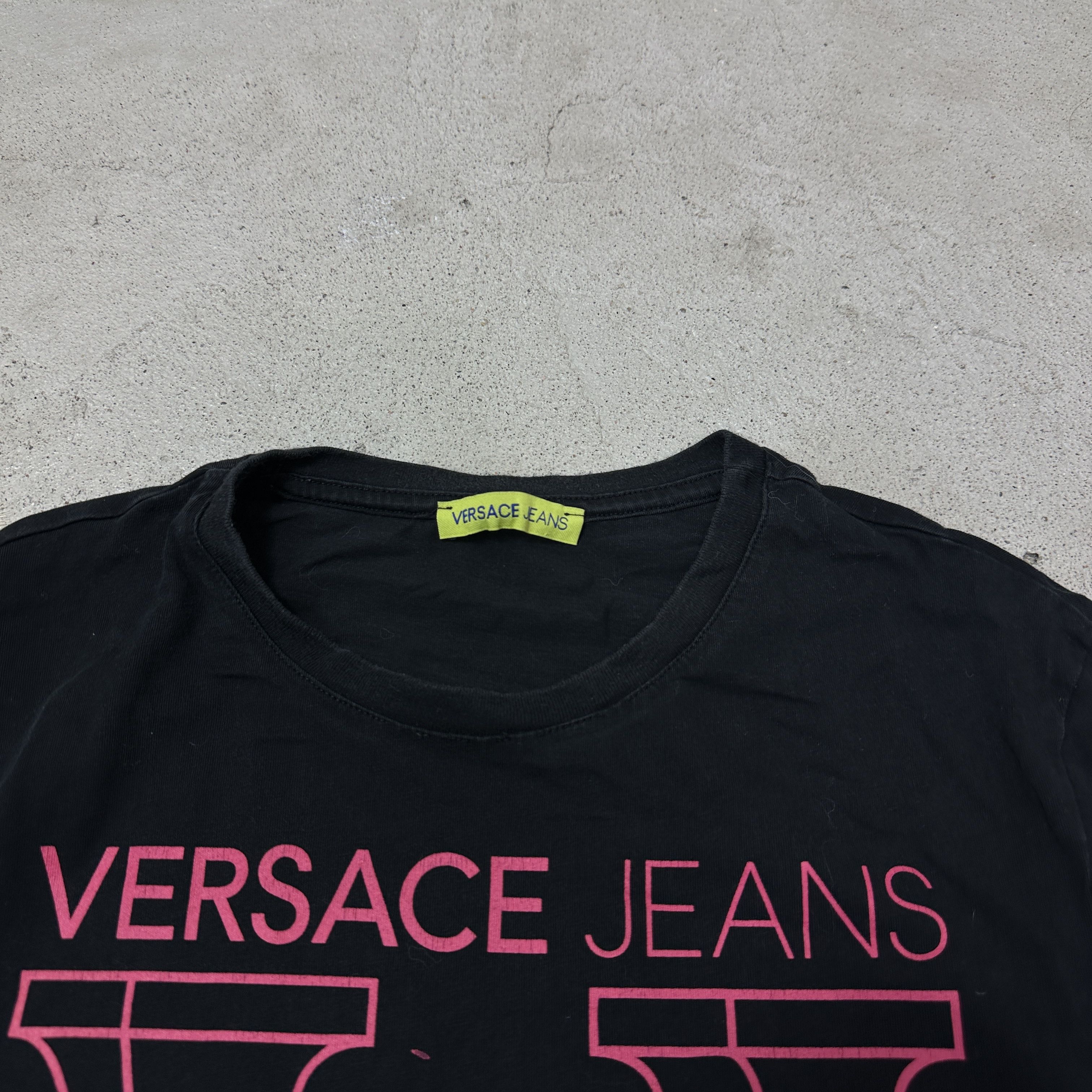 Versace Vintage Streetwear Printed Versace Jeans T-shirt Y2K Size S / US 4 / IT 40 - 4 Thumbnail