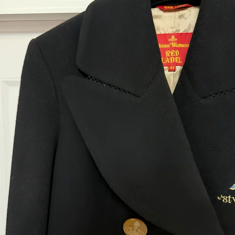 Vivienne Westwood Vivienne Westwood Italian badges and woolen overcoats Size L / US 10 / IT 46 - 5 Thumbnail