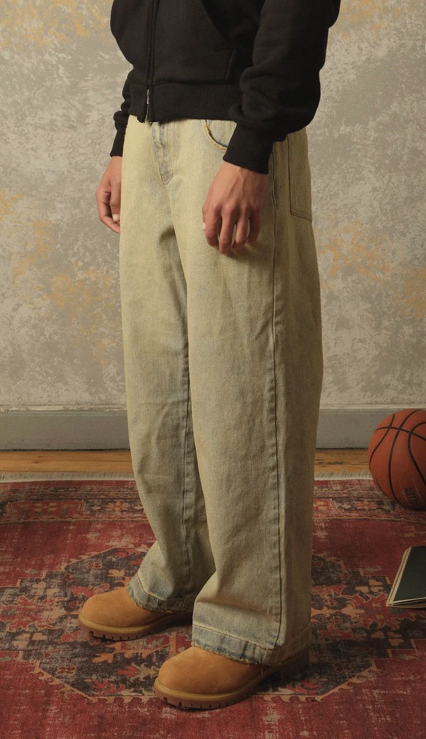 Other Baggy Sand Denim Size US 29 - 3 Thumbnail