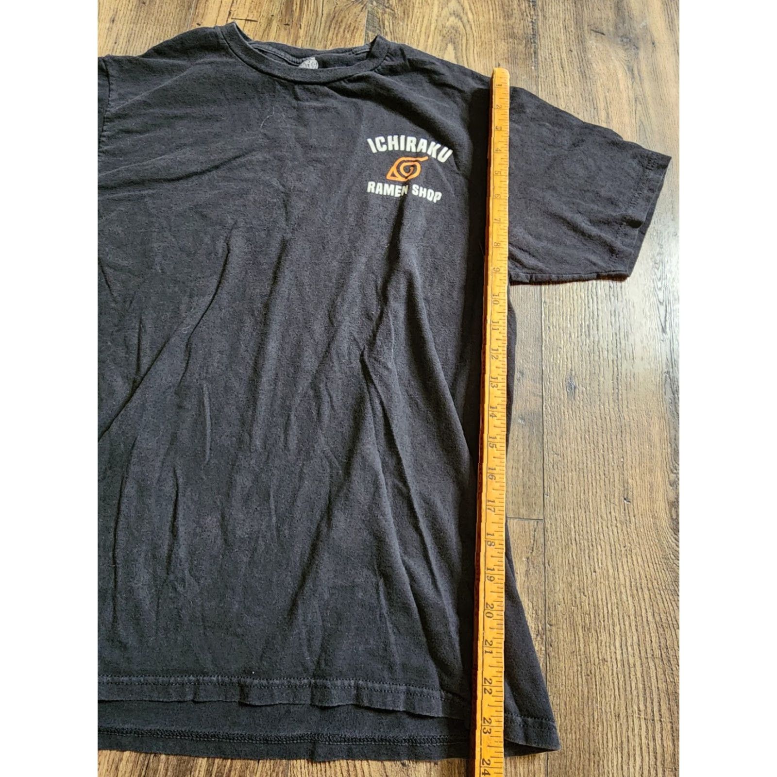 Doublet VINTAGE Naruto Mens M Anime Naruto Ichiraku Ramen Shop T Shirt Double Sided Black Cotton Jersey Crew Neck Short Sleeve M Mens Size US M / EU 48-50 / 2 - 3 Thumbnail