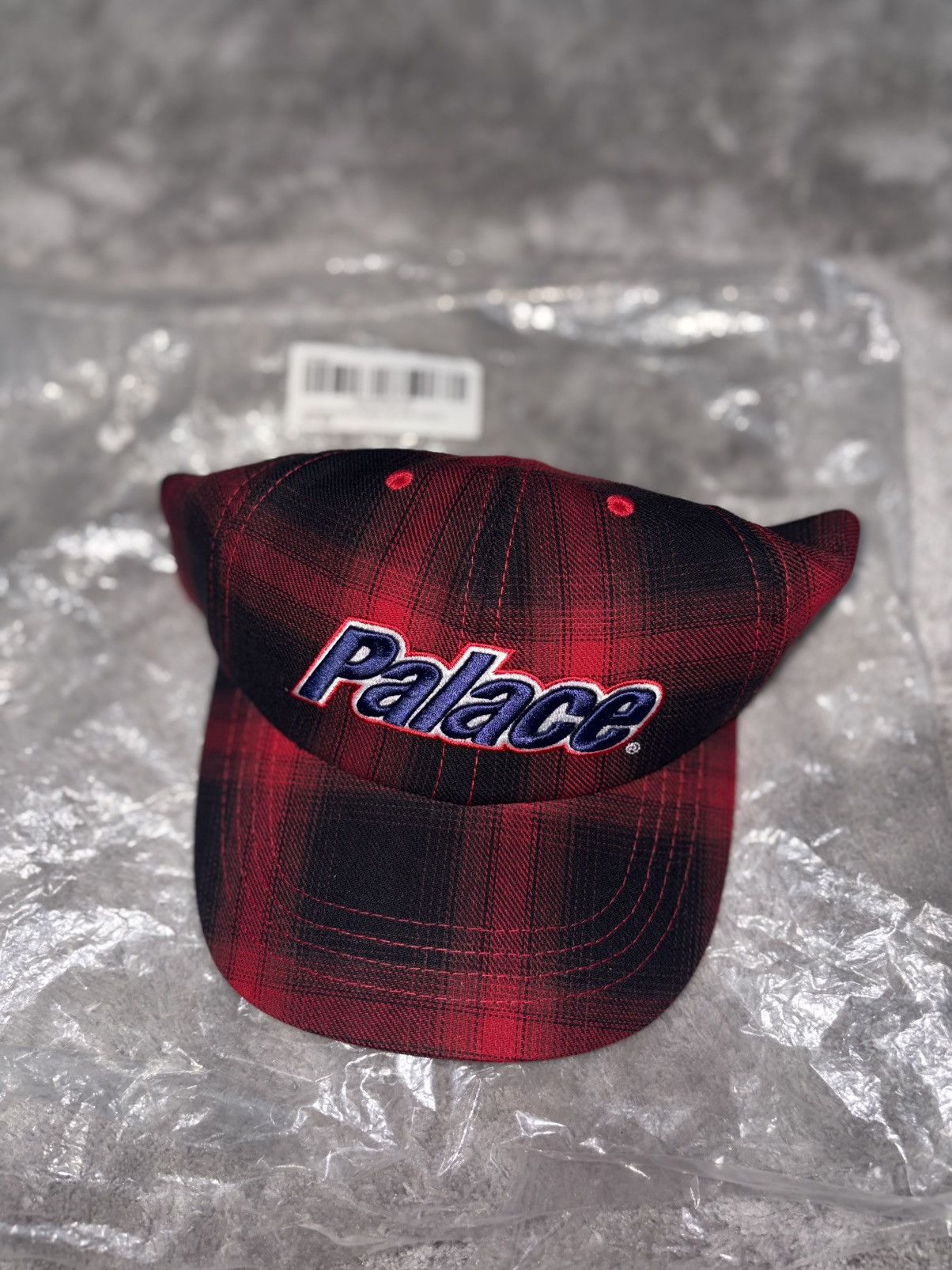 Palace Palace Lowercase 6-Panel Black Check Size ONE SIZE - 1 Thumbnail