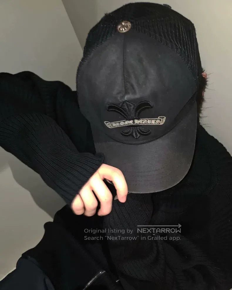 Chrome Hearts CHROME HEARTS Size OS Iris embroidered mesh baseball cap Size ONE SIZE - 6 Thumbnail
