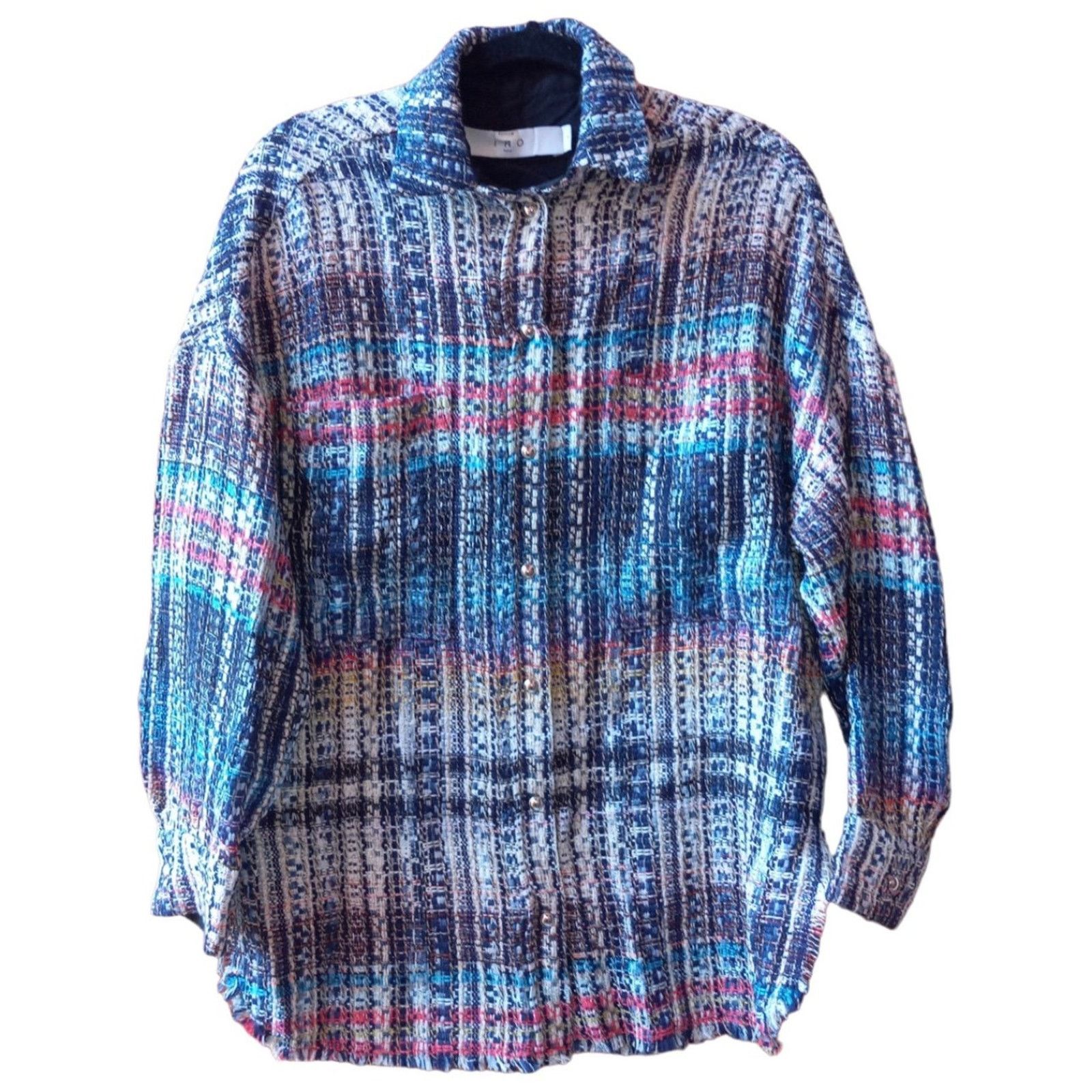 Iro IRO Rosal Tweed Shirt Size 32:/US:S Size S / US 4 / IT 40 - 2 Thumbnail