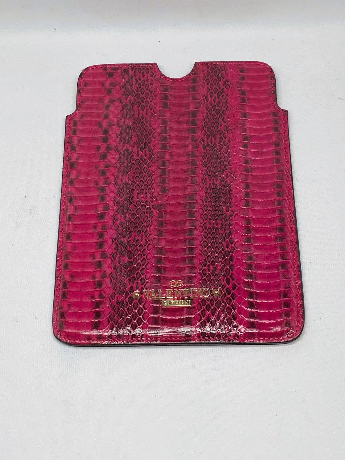Valentino Valentino Garavani Snake Embossed Leather iPad Mini Case Size ONE SIZE - 2 Thumbnail