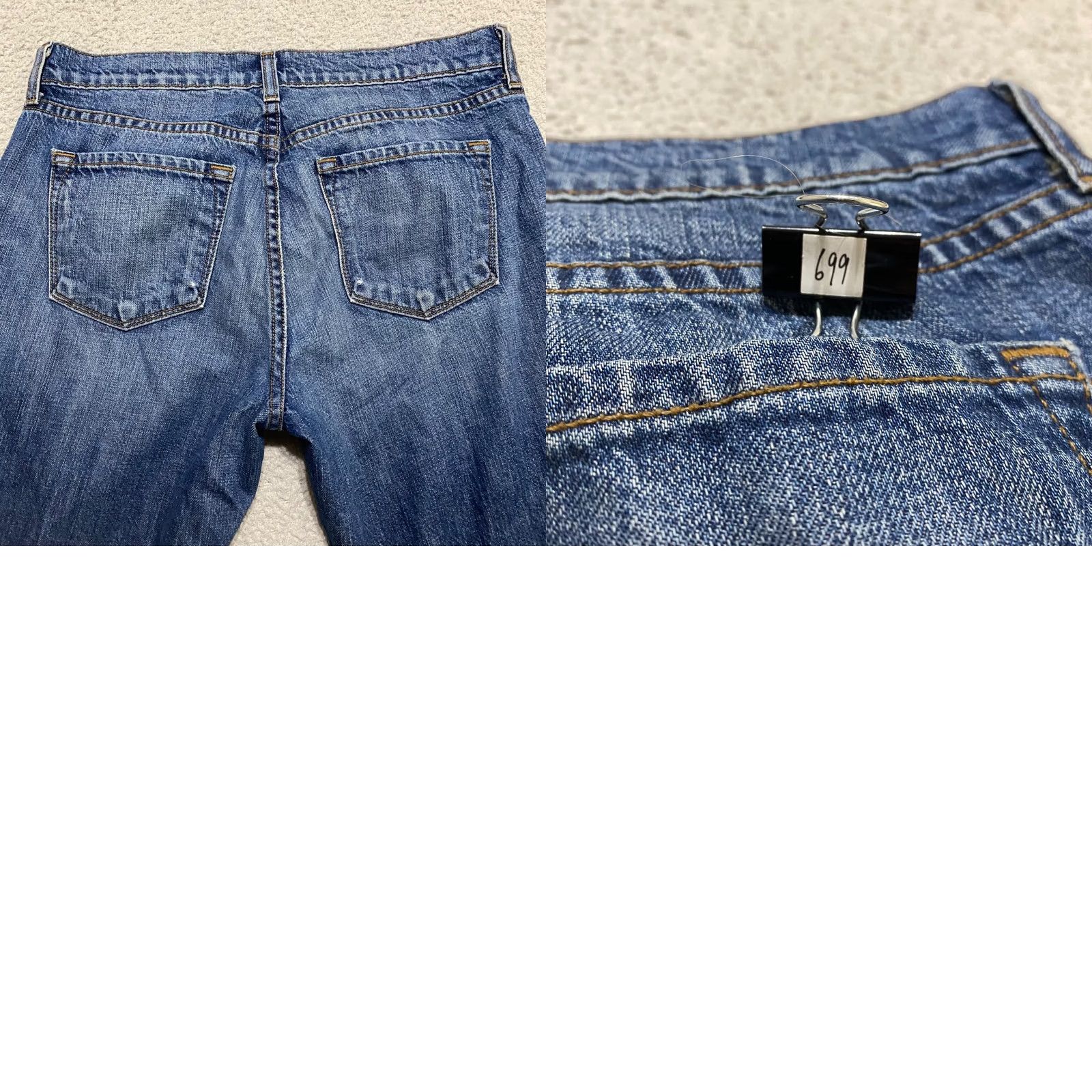J Brand J Brand Jeans Womens 26 Blue Denim Jake Slim Boyfriend Distressed Medium Wash Size 26" / US 2 / IT 38 - 9 Thumbnail