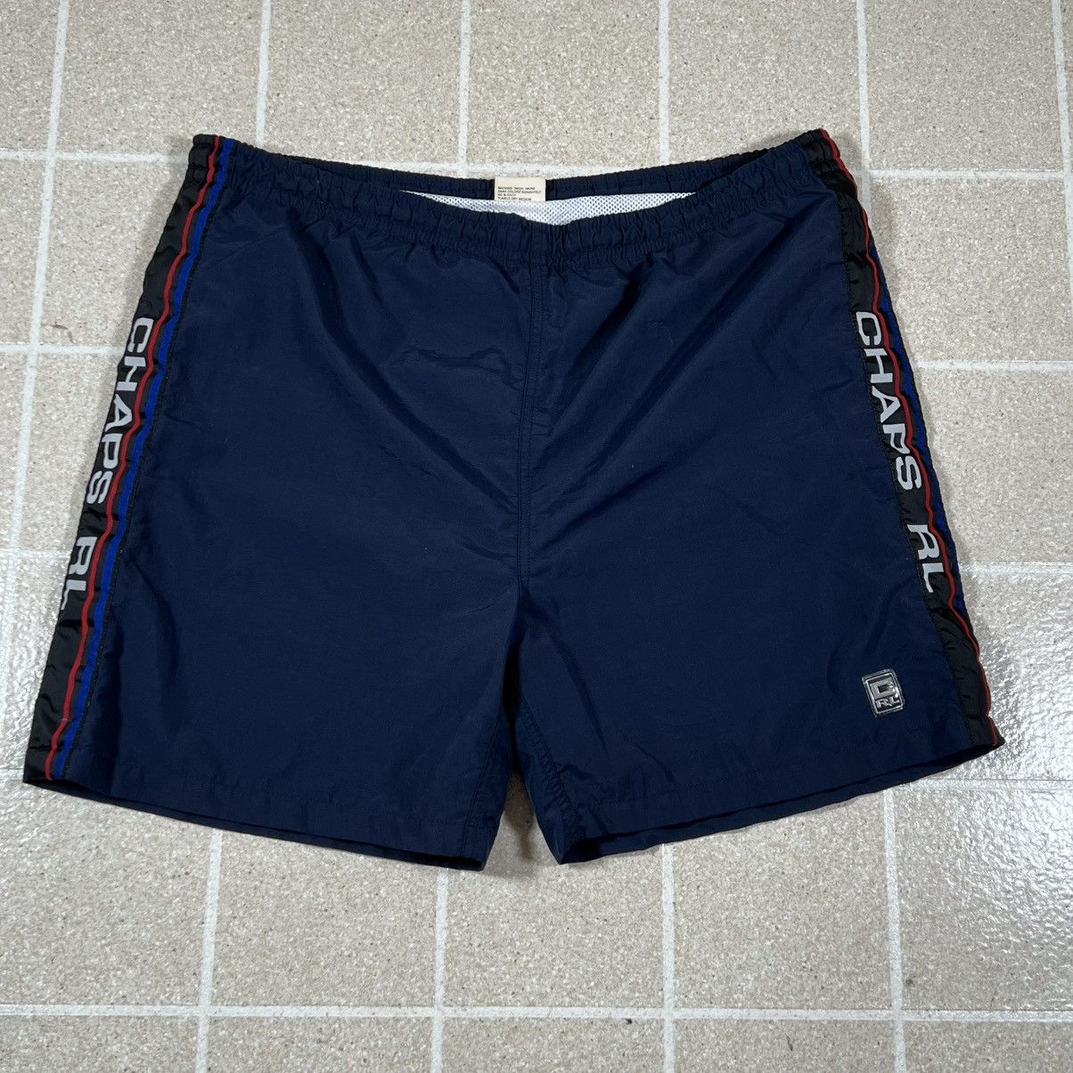 Chaps Ralph Lauren Vtg Chaps Ralph Lauren Spell Out Lined Shorts Swim Trunks Size US 36 / EU 52 - 1 Thumbnail