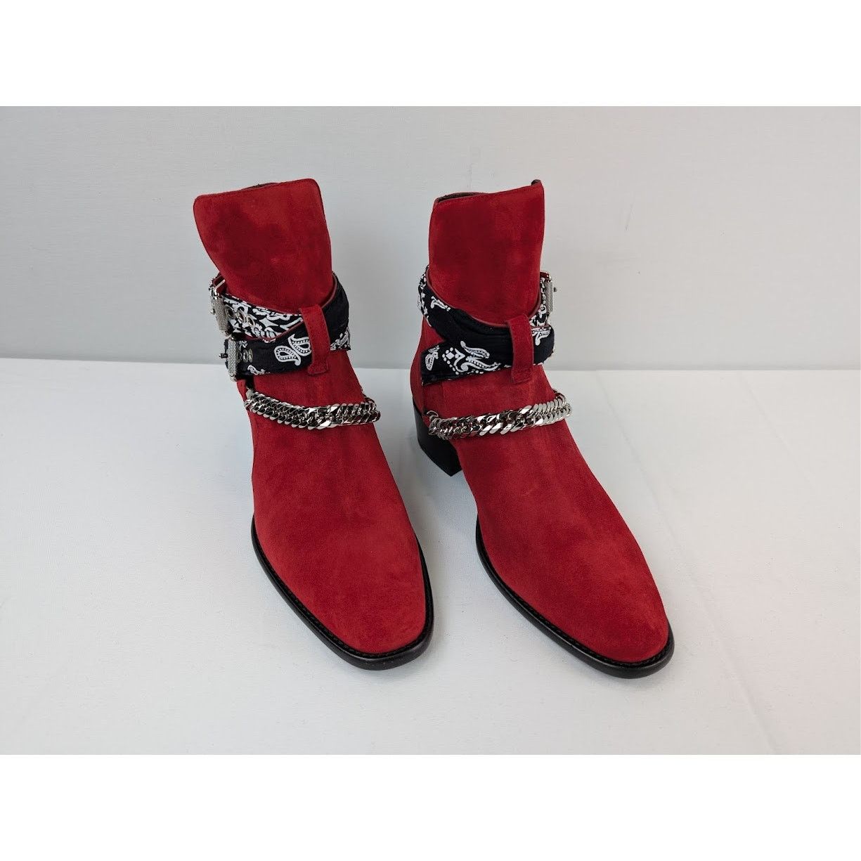 Amiri o1rshd1 Q:2 / Bandana Boots in Merlot Size US 9 / EU 42 - 6 Thumbnail