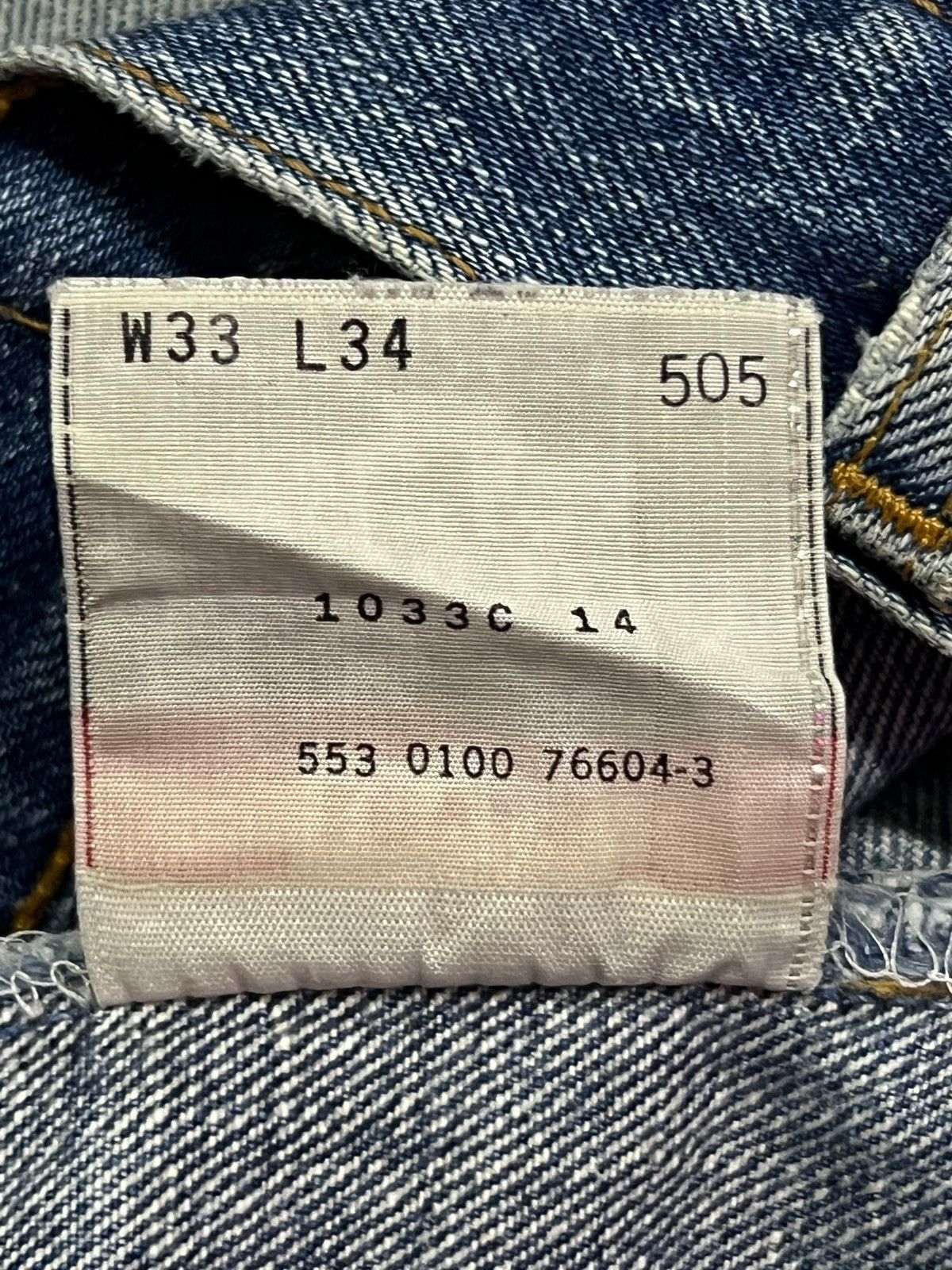 Levi's Loose Vintage 00s Levi’s 505-03 Japan - Faded Wash Jeans Size US 33 - 15 Thumbnail