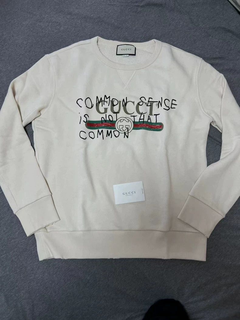 Gucci Gucci Sweatshirt with Unique Graphic Design- DMC Size US L / EU 52-54 / 3 - 1 Thumbnail