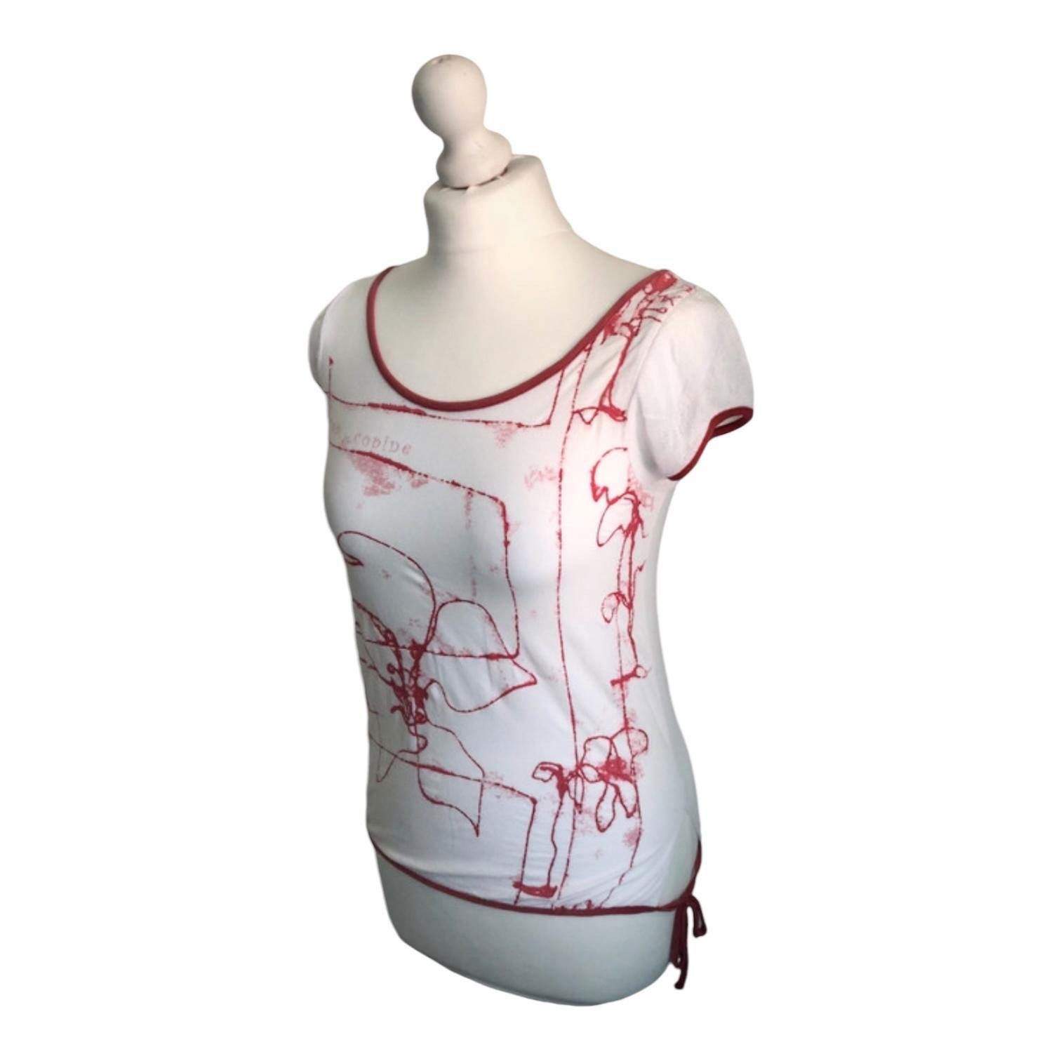 Cop Copine The Cop Copine Flower Drawing Top Size ONE SIZE - 1 Thumbnail