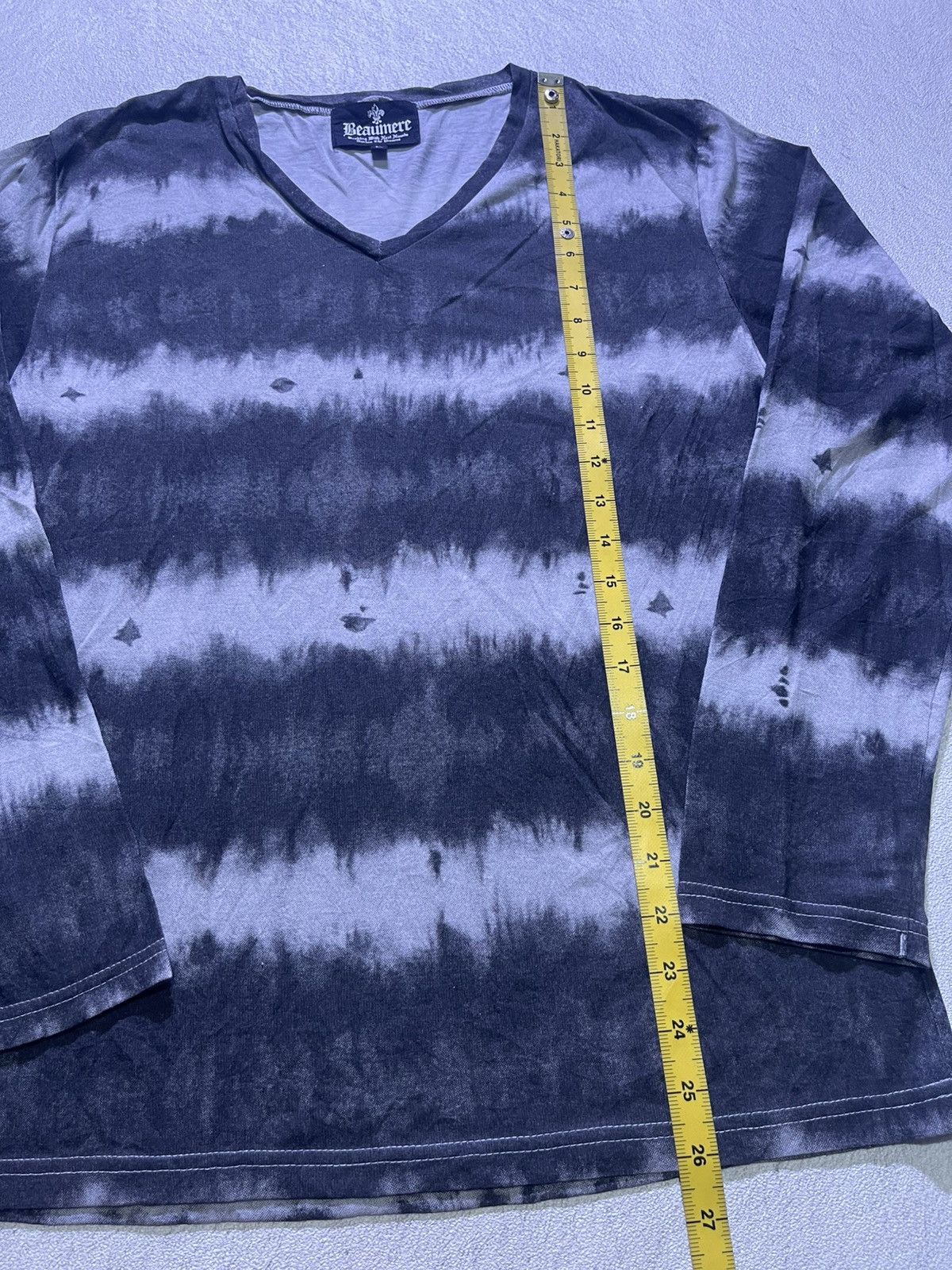 Japanese Brand Y2K BEAUMERE long sleeve tshirt tie dye motif Size US M / EU 48-50 / 2 - 7 Thumbnail