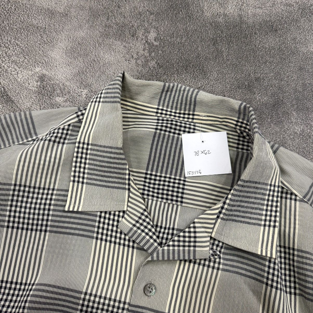 Yves Saint Laurent YVES SAINT LAURENT YSL plaid buttonshirt open collar Size US XL / EU 56 / 4 - 5 Thumbnail