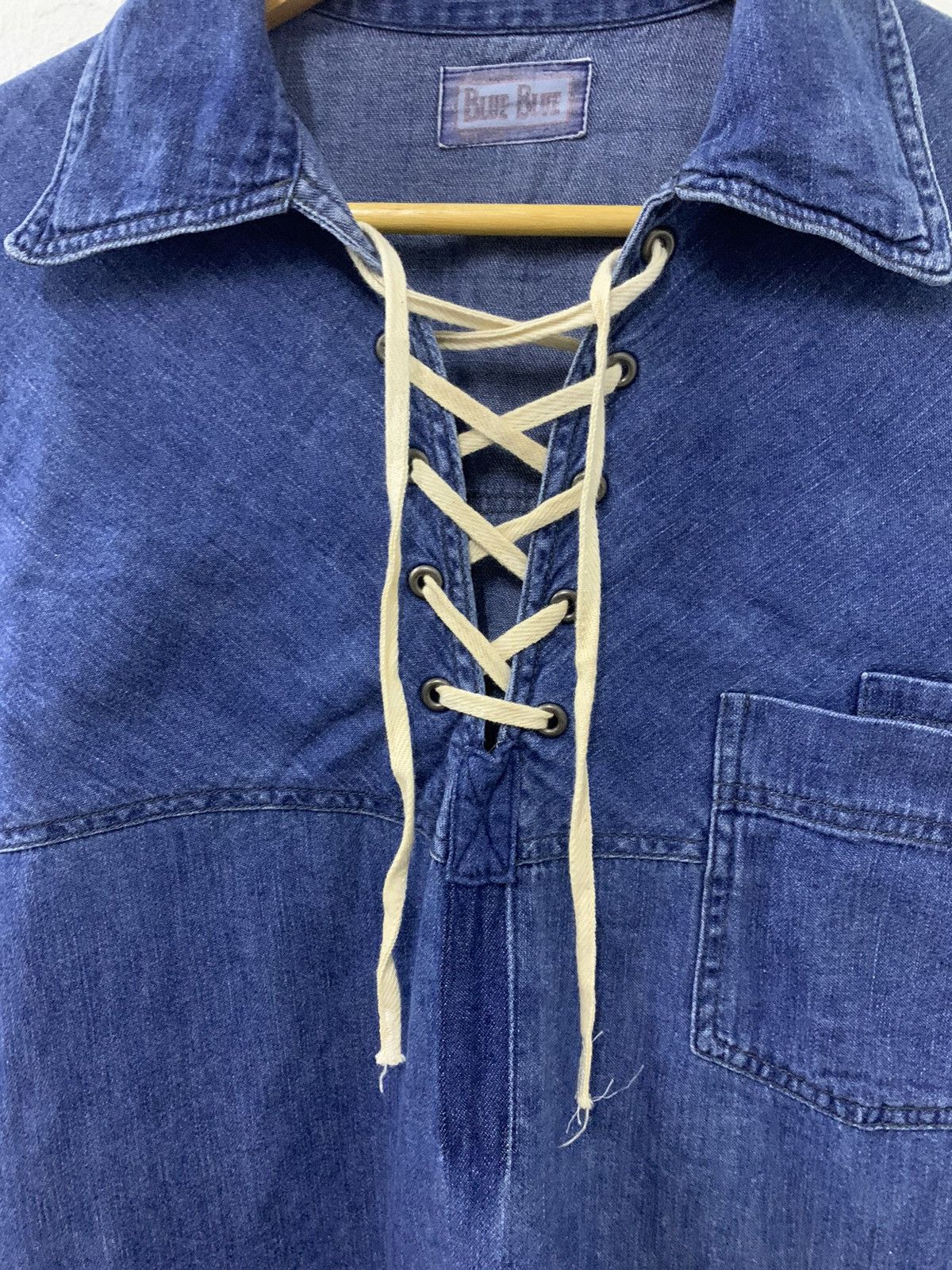 Blue Blue Japan Vintage Blue Blue Pullover Denim Size US M / EU 48-50 / 2 - 3 Thumbnail