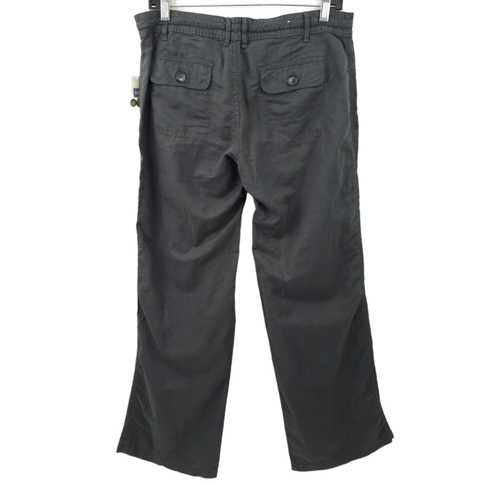 Gap Gap Drawstring Button Cargo Utility Pants Womens 4 Gray Size 27" / US 4 / IT 40 - 2 Thumbnail